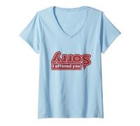 Mujer Lo Siento si te ofendí Camiseta Cuello V