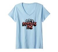 Mujer Logotipo de Humble Pie Band Camiseta Cuello V