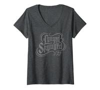 Mujer Logotipo de Lynyrd Skynyrd, Icono icónico del Rock clásico de los 70, Fan Country Camiseta Cuello V