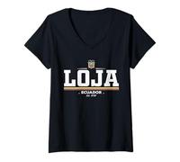Mujer Loja Ecuador Camiseta Cuello V