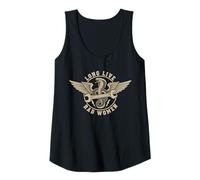 Mujer Long Live RAD Mujeres Mecánico Mujer Biker Cobra Camiseta sin Mangas