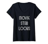 Mujer Looks de Estrellas de Cine Camiseta Cuello V