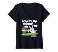 Mujer Looney Tunes Gokko What's Up Doc? Camiseta Cuello V