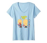 Mujer Looney Tunes Yosemite Sam Retro Color Code Camiseta Cuello V