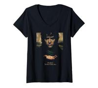 Mujer Lord of The Rings Frodo Ring To Rule Them All Camiseta Cuello V