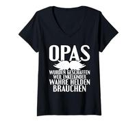 Mujer Los Abuelos fueron Creados Porque los Nietos Necesitan Camiseta Cuello V