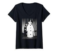Mujer Los Beatles Christmas Shows John Lennon Beatlemania 1963 Camiseta Cuello V