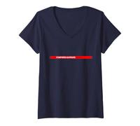 Mujer Los Bomberos-zapadores de Nada - Humor Camiseta Cuello V