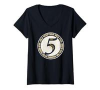 Mujer Los Cinco fieles - Cinco Solas de la Reforma Camiseta Cuello V