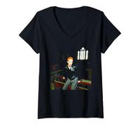 Mujer Los Dulces sueños de Annie Lennox Eurythmics están Hechos de Este 1983 Camiseta Cuello V