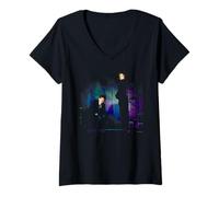 Mujer Los Expedientes X Gillian Anderson & David Duchovny Michael Grecco Camiseta Cuello V