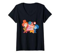 Mujer Los Fixies Son Tus Mejores Amigos Simka & Nolik Camiseta Cuello V
