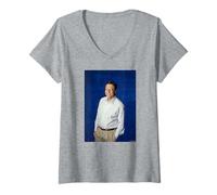 Mujer Los Gigantes tecnológicos Steve Ballmer y Bill Gates por Michael Grecco Camiseta Cuello V