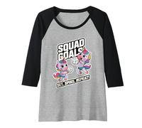 Mujer Los goles de la escuadra Set Spike Repeat - Friends Camiseta Manga Raglan