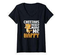 Mujer Los guepardos me Hacen Feliz, tú no Eres Tan Gracioso, Guepardo Camiseta Cuello V