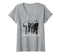 Mujer Los Moody Blues 1967 Días del Futuro pasaron Camiseta Cuello V