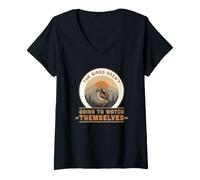 Mujer Los pájaros no se Van a Ver a sí mismos Birdwatcher Camiseta Cuello V