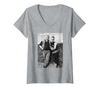 Mujer Los pioneros explotados Punks no Muertos por David Corio Camiseta Cuello V