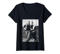 Mujer Los Punks Explotados No Muertos Pioneros Punk David Corio Camiseta Cuello V