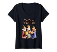 Mujer Los Reyes Magos, Los Tres Reyes, Los Tres Reyes Magos Camiseta Cuello V