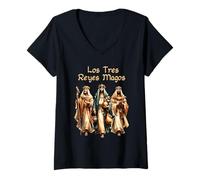 Mujer Los Reyes Magos, Los Tres Reyes, Los Tres Reyes Magos Camiseta Cuello V