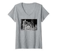 Mujer Los Smiths Andy Rourke Mike Joyce Johnny Marr Morrissey Camiseta Cuello V
