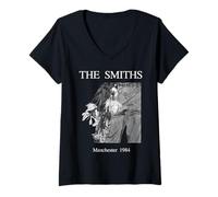 Mujer Los Smiths Morrissey Manchester 1984 Por Stephen Wright Camiseta Cuello V