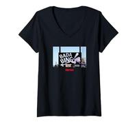 Mujer Los Soprano Oficial Mafia Crime Drama TV | PAPL2592 Camiseta Cuello V
