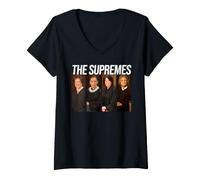 Mujer LOS SUPREMES Mujer Tribunal Supremo Jueces RBG Camiseta Cuello V