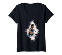 Mujer Louis Tomlinson De One Direction Murrayfield Stadium 2014 Camiseta Cuello V