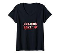 Mujer Love: 50% Complete Sarcasm Valentine Days Camiseta Cuello V