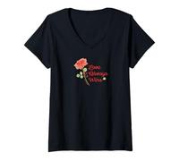 Mujer Love Always Wins Camiseta Cuello V