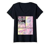 Mujer Love The Twenties, 2000s Fiesta Mujer, Love the Twenties Camiseta Cuello V