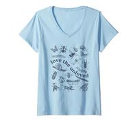 Mujer Love The Unloved Bugs Insect Entomology Entomologist Science Camiseta Cuello V