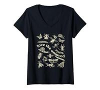 Mujer Love The Unloved Bugs Insect Entomology Entomologist Science Camiseta Cuello V