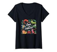 Mujer Love The Unloved Bugs Insect Entomology Entomologist Science Camiseta Cuello V