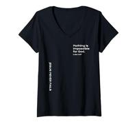 Mujer Lucas 1:37, Nada es Imposible para Dios, Esperanza, Cristiano Camiseta Cuello V