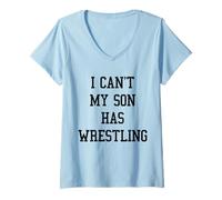 Mujer Lucha Libre Papá Mamá Vintage Luchador Camiseta Cuello V