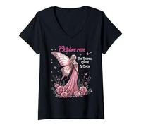 Mujer Luchemos Juntos contra el cáncer de Mama - Octubre Rosa Camiseta Cuello V