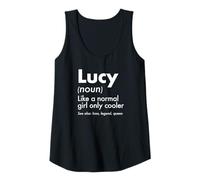 Mujer Lucy como Una Chica Normal Solo Cooler Queen Nombre Camiseta sin Mangas