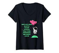 Mujer Lugar de Nacimiento Tierra Raza Humana Política Libertad Religión Amor Camiseta Cuello V