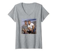 Mujer Luke Perry Jason Sacerdotal Beverly Hills 90210 Michael Grecco Camiseta Cuello V