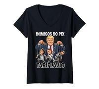 Mujer Lula Presidente de Brasil 13 PT No Bebo detergente Camiseta Cuello V
