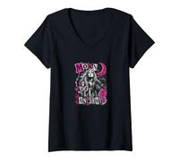 Mujer Luna De Las Antiguas Mujeres Místicas Lunares Camiseta Cuello V