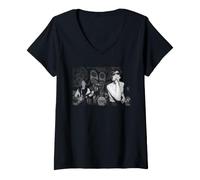 Mujer Lux Interior Los Calambres Live 1979 por David Corio Camiseta Cuello V