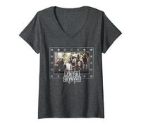 Mujer Lynyrd Skynyrd Admat Tour Vintage Southern Classic Rock 70 Camiseta Cuello V
