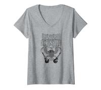 Mujer Lynyrd Skynyrd Oficial Southern Rock Band Música | PAPL2573 Camiseta Cuello V