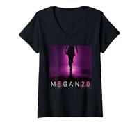 Mujer M3GAN 2.0 Incoming Threat Camiseta Cuello V