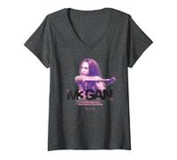Mujer M3GAN More Than A Toy Cinematic Blur Style Camiseta Cuello V