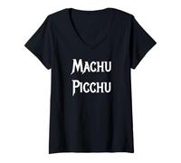 Mujer Machu Picchu Camiseta Cuello V